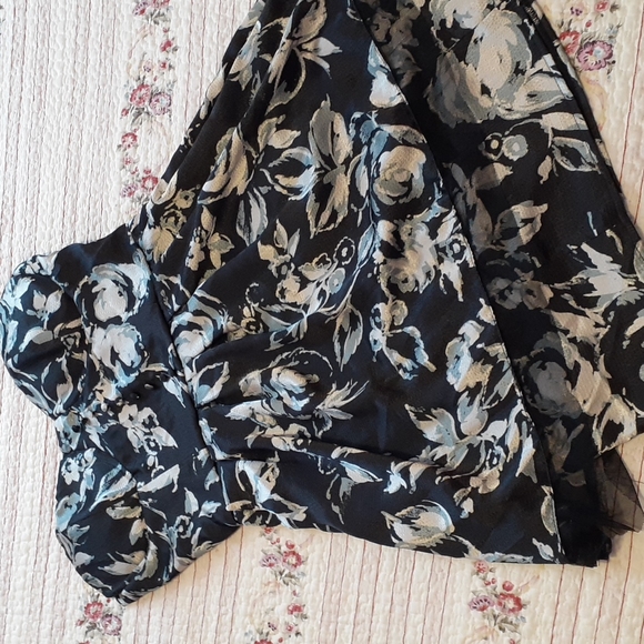 NWOT Floral Strapless Dress - Picture 1 of 7